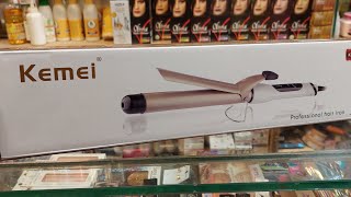 KEMEI Hair Curler 1001A Unboxing And Review  Zain Cosmetics [upl. by Kaufmann]