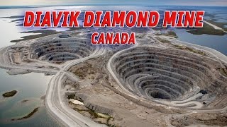 The Giant Holes Diavik Diamond Mine Canada Vendora [upl. by Gustavo]