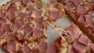 PIZZA HECHA EN SARTÉN  Recetas TikTok [upl. by Deeann]