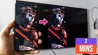 Screen Mirroring iPhone to Smart TV in 2 Mins [upl. by Oiziruam]