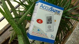 BEST Glucose Monitor  Accu Sure Gold UNBOXING  Quick REVIEW  Indian Consumer [upl. by Riki]