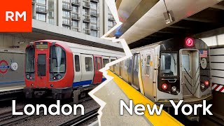 Battle of the Giants New York City Subway vs London Underground [upl. by Enimrac]