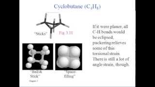 Conformations of Alkanes and Cycloalkanes Lesson Five [upl. by Bohs581]