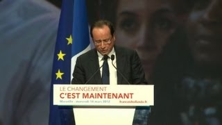 Hollande oppose sa quotcohérencequot aux quotpromessesquot de Sarkozy [upl. by Adnimra]