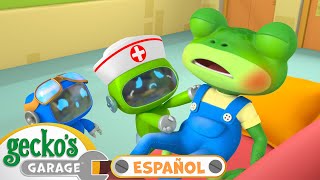 Gecko está enfermo🤒  🐸 Garaje de Gecko  Carros para niños  Vídeos educativos [upl. by Anurag]