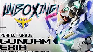 Perfect Grade Gundam Exia UNBOXING [upl. by Notsud336]