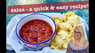 Salsa  Quick and Easy Recipe [upl. by Enihpets852]