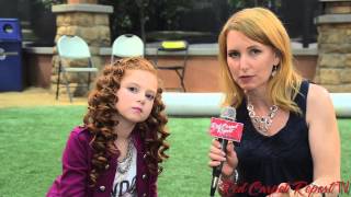 Francesca Capaldi at the Dog with a Blog Set Visit for Season 3 Premiere DisneyChannelPR [upl. by Edy880]