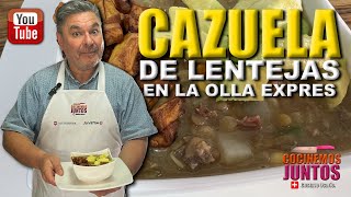 Como hacer LENTEJAS  CAZUELA DE LENTEJAS [upl. by Jamesy415]