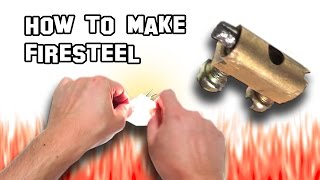 How to Make a Survival Fire Steel for Survivor Tips amp Tricks [upl. by Garnett690]