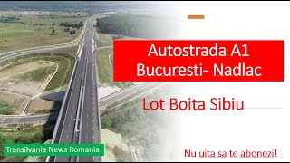 Autostrada A1 Sibiu Boita stadiul lucrarilor 2020 [upl. by Trudie]