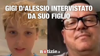 Andrea D’Alessio intervista il padre in un video pubblicato sui social [upl. by Humo58]