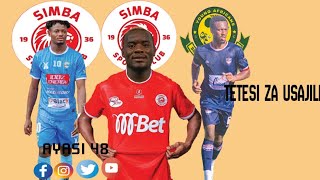 🚨USAJILI  TETESI ZA USAJILI WA CLUB YA SIMBA NA YANGA SC 2024 JOSHUA MUTALESOU DAVAILA PEDRO [upl. by Irok]