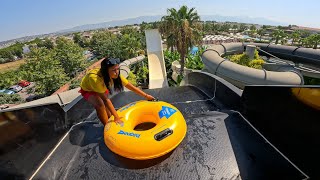 Turbulence Water Slide at Tortuga Pirate Island Theme amp Water Park [upl. by Conrade]