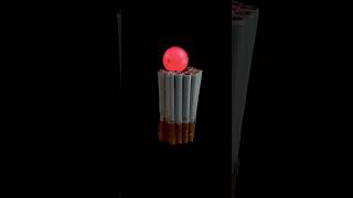 RHCB vs Cigarettes 🚬viralshort scienceexperiment satisfying [upl. by Fihsak379]