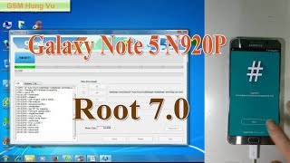 Root Galaxy Note 5 N920P android 70 by Odin [upl. by Onek535]