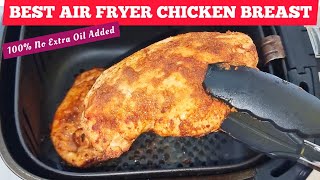 Healthy Moist Air fryer Chicken Breast Recipe with No Oil Extra Oil Added Absolutely Delicious [upl. by Andersen]