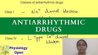 Antiarrhythmic drugs  Cardiovascular Pharmacology  mechanism of action [upl. by Trinidad]