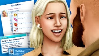 Create a Dating Profile Meet Your Match Make New Friends in The Sims 4 💙 [upl. by Akinor]