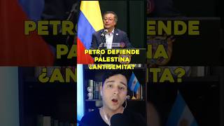 PETRO DEFIENDE PALESTINA SON SEMITAS 🇵🇸❤🇨🇴 palestina israel gustavopetro [upl. by Ecienahs922]