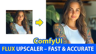 Advanced Image Upscaling in ComfyUI Using Flux [upl. by Shane]