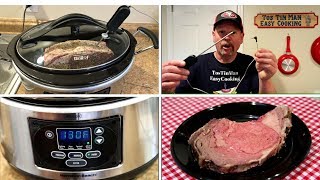 Rib Roast Hamilton Beach Slow Cooker [upl. by Ayatan917]