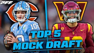 PFF Top 5 Mock Draft  PFF [upl. by Lliw656]