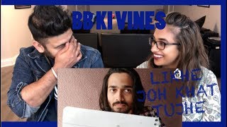 BB Ki Vines  Likhe Joh Khat Tujhe Reaction  RajDeepLive [upl. by Aikan]