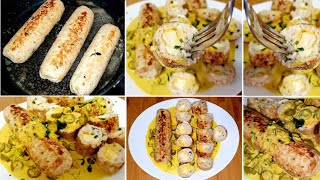 Roulé de Poulet Farci au Fromage ❤ رولي الدجاج محشي بالجبن [upl. by Kozloski958]