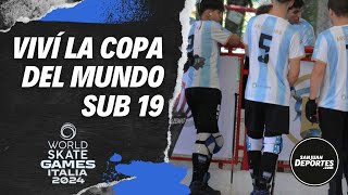 HOCKEY SOBRE PATINES  MUNDIAL SUB 19 EN VIVO  NOVARA 2024 ARGENTINA VS SUIZA [upl. by Kluge]