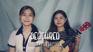 Powfu  Deathbed coffee for your head Ukulele cover  Easy Chords Tutorial [upl. by Ennaihs889]