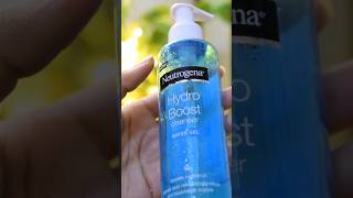 Neutrogena hydro boost cleanser review best skincare review reels oilyskin dryskin neutrogena [upl. by Nekcerb376]