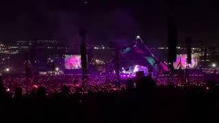 COLDPLAY  MY UNIVERSE FT BTS  GLASTONBURY FESTIVAL  2024  PYRAMID STAGE [upl. by Asyla]