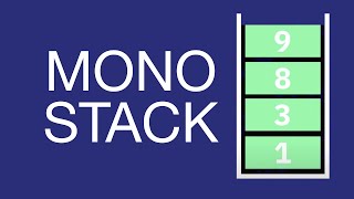 Monotonic Stack Data Structure Explained [upl. by Joby116]