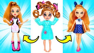 Cool Beauty Makeover  Amazing FailFix Dolls Unpacking And Transformation [upl. by Groos]