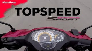 SKYDRIVE SPORT Top speed aka NEX 2  Murang motorcycle accessories [upl. by Ultan375]