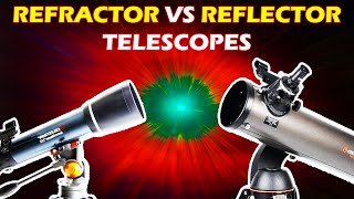 Refractor vs Reflector telescope explained for beginners [upl. by Davina]