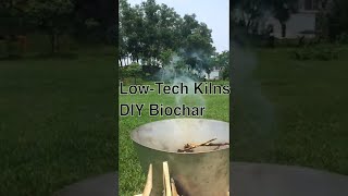 Kiln made biochars Wood chars to enhance soil fertility [upl. by Gronseth]