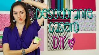 Como Hacer Desodorante Casero y Natural  Receta Fácil de Coco DIY  Catwalk [upl. by Carena]