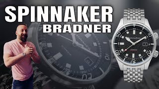 Spinnaker Bradner Watch A Closer Look at the Features and Design [upl. by Yboc]