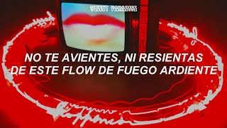 Arca  Incendio Letra  Lyrics flash warning [upl. by Akinorev]