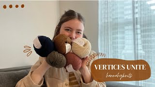 Knit and Chat Plan my Vertices Unite by Stephen West  help me choose colors placements and size [upl. by Annohsal383]