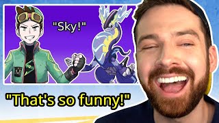 I Made Him Laugh  MandJTV Reacts To Pokemon Violet Team Sky but its only MandJTV saying quotSkyquot [upl. by Lyndsie]