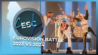 EUROVISION 2023 VS 2024 AFTER SHOW [upl. by Annehs]