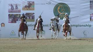 6th National Tent Pegging Championship 2024 Highlights Rangers Lhr Equestrian Federation Of Pakistan [upl. by Amian]