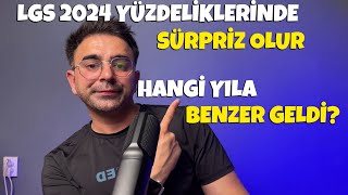 LGS 2024 Yüzdeliklerinde Sürpriz Olur Bu Sınav Hangi Yıla Benzer Geldi [upl. by Vladimar]