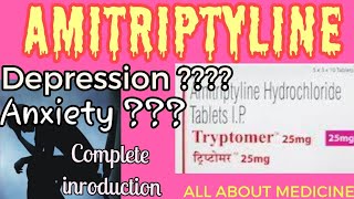 Amitriptyline 10mg  amitriptiline hydrochloride tablets ip  typtomer 10 mg in hindi [upl. by Savihc706]