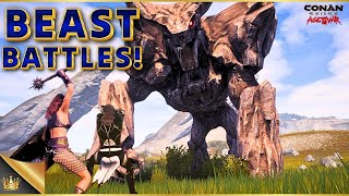 Taking on the EPIC beasts of Conan Exiles [upl. by Nosliw919]