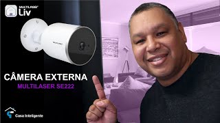 Câmera Externa Wifi Resistente a Água IP65  Multilaser SE222 [upl. by Itagaki]