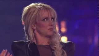 X Factor  Fifth Harmony to the Finals  Britneys Reaction [upl. by Llerdnod]